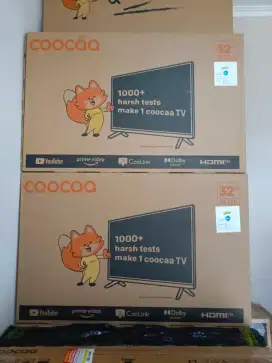 Smart Tv Coocaa 32 inch baru garansi resmi