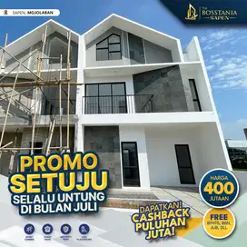 Rumah Dua Lantai Full Fasilitas, 7 Menit ke UNS – 580 Juta Nett