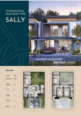 Dijual rumah promo FREE PPN Citraland Surabaya Barat lebar 10