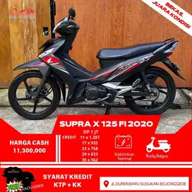 SUPRA X 125 FI ANGSURAN TERMURAH CASH HARGA TERBAIK UNIT SIAP PAKE