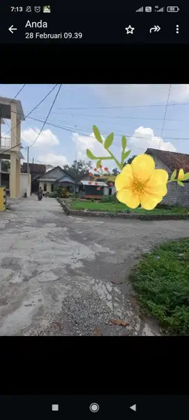 Dijual Tanah Bagus depan masjid di purwomartani