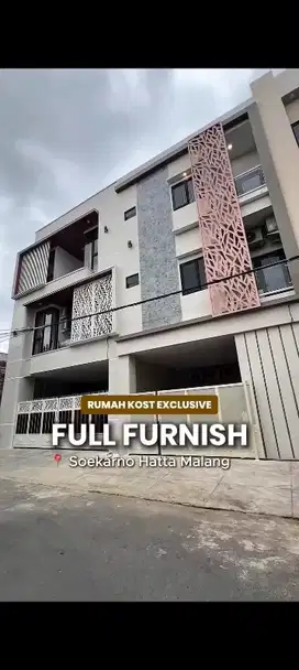 Dijual Rumah Kos Modern Full Perabot di area Jln. Suhat Kota Malang