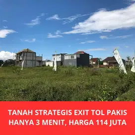 TANAH 3 MENIT EXIT TOL PAKIS MALANG SHM SPLIT