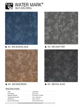 KARPET LANTAI WATERMARK 50CM x 50CM