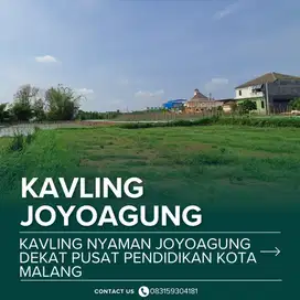 Tanah Kavling Strategis di Joyoagung hanya 10 menit kampus UB, UIN,UMM