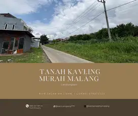TANAH KAVLING MURAH MALANG AREA CEPAT BERKEMBANG