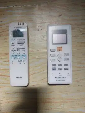 Jual remot ac merk sanyo dn panasonic