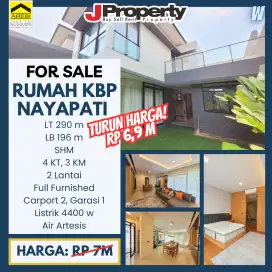 Jual rumah KBP Nayapati Jarang ada Di bawah pasar full furnished
