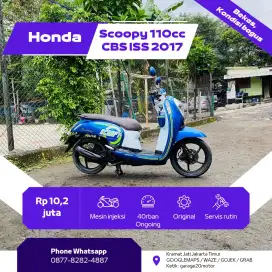 Honda Scoopy 110cc Pgm Fi Cbs iss Tahun 2017