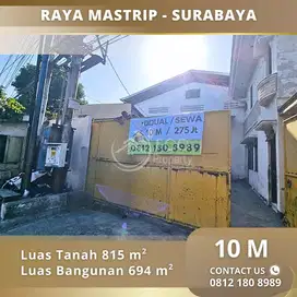 Gudang Dijual Lokasi Raya Mastrip Kemlaten Surabaya Kota