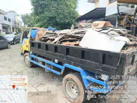 Jasa buang puing sampah proyek