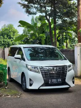 Jual Cash Toyota Alphard 2.5 G ATPM 2015 Km 27ribu Ors