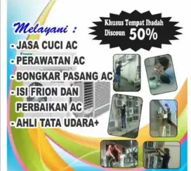 Cuci AC/perbaikan AC.mesin cuci.kulkas
