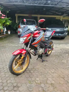 Yamaha Vixion 155 VVA 2017 Merah Pajak Hidup Siap Pakai