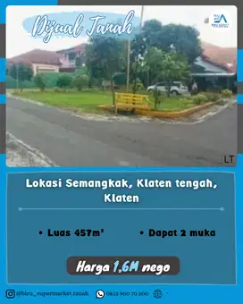 Tanah Lokasi Semangkak Klaten Kota