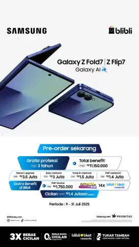 PRE ORDER SAMSUNG Z FOLD 7 ram 16/1TB