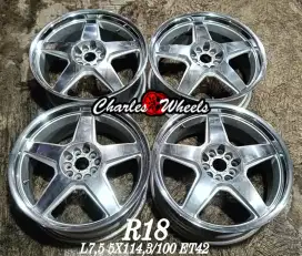 Velg r18 5x114,3 5x100 new avanza altis sienta innova dll