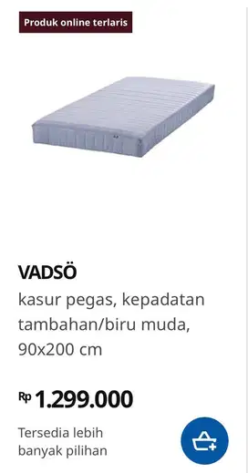 Kasur ikea vadso 90 x 200 pemakaian 3 bln