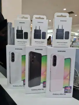 GALAXY A56 5G 12/256 + FREE 25W ADAPTER+TEMPERED GLASS+CLEAR CASE‼️