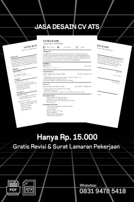 Jasa pembuatan cv ats