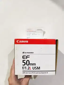 Canon 50mm F1.2L IS USM Fullset Box Like new