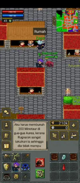 Akun Tibiame word 15 LV 41 war