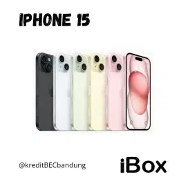 IPHONE 15 128GB GARANSI IBOX Bisa Cash/Cicilan Promo DP 0 Bunga 0%