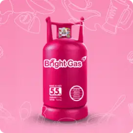 Tabung gas pink 5,5 kg kosong