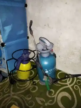 alat spayer swan uk 5 liter dan besi pot tanaman borongan semuanya