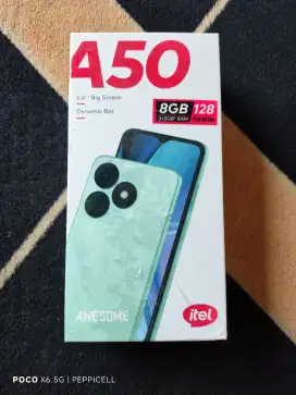Itel A50 3+5GB/128 GB NEW Garansi resmi