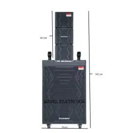 Speaker portabel 15 inchi model linier arayy DUSENBERG