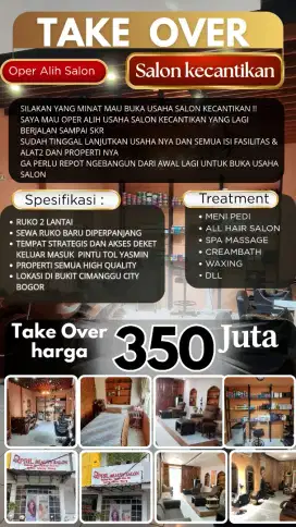 TAKE OVER USAHA SALON KECANTIKAN