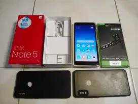 Hp xiaomi redmi note 5 fullset lengkap 4/64