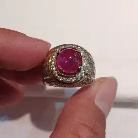 Natural ruby (corundum)