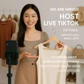 Host Live Streaming Tiktokshop