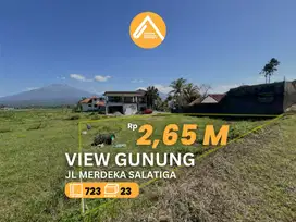 Jual Tanah View Gunung Merbabu dan Sawah Salatiga
