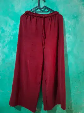 JUAL CELANA CRINKLE MAROON