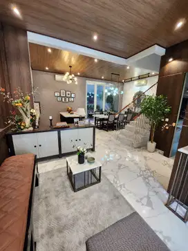 JUAL RUMAH RITZ EMBASSY PAKUWON INDAH FULL FURNISH MEWAH BAGUS SHM