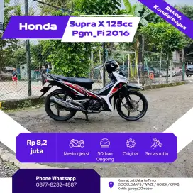 Honda Supra X 125cc pgm_fi DD tahun 2016