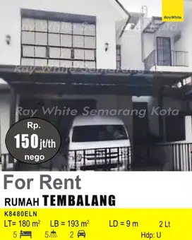 DISEWAKAN RUMAH DI TEMBALANG A1109