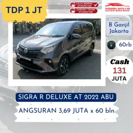 Promo TDP 1 Juta Sigra R Deluxe AT 2022 Abu-abu