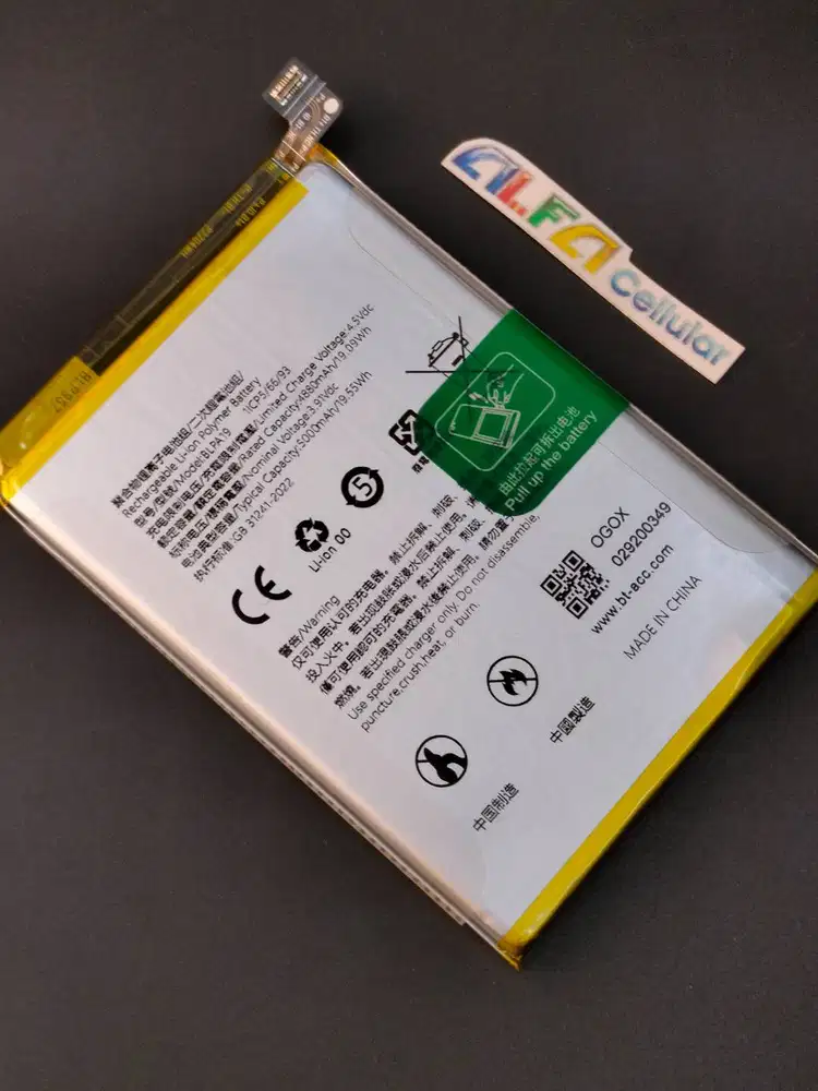 Baterai OPPO A38 Baterai OPPO A58 Batery BLPA19 Original