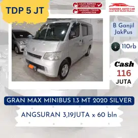 Promo TDP 5 Juta Gran Max Minibus 1.3 MT 2020 Silver