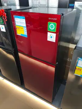 Kulkas 2 Pintu SHARP 187 Liter Cicilan Tanpa DP Gratis 2x Cicilan