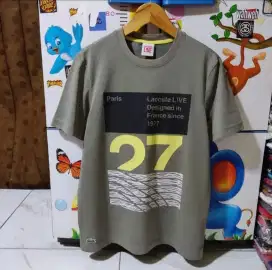 Kaos buaya Paris France colour Army Size M