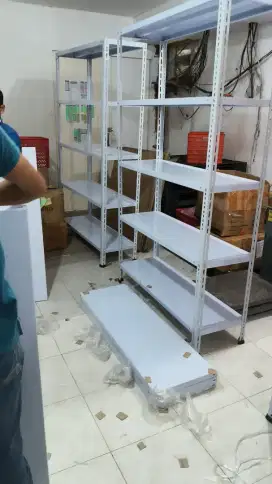 Rak besi siku lubang ful besi