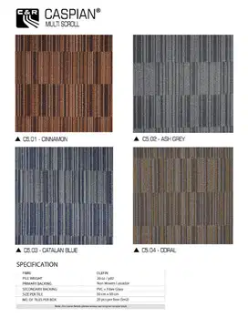 KARPET CASPIAN 50CM x 50CM