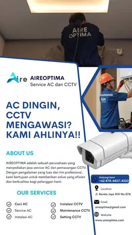 Cuci AC dan Pasang CCTV Surabaya