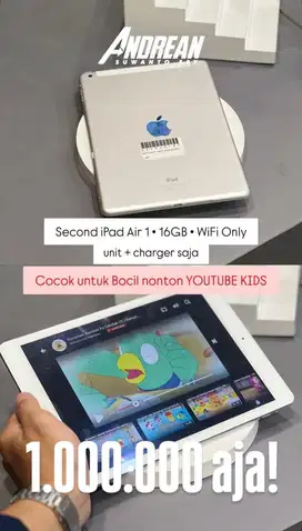 Second ipad air 1 16gb wifi only UC