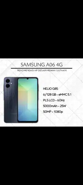 Samsumg a06 5G / 4G